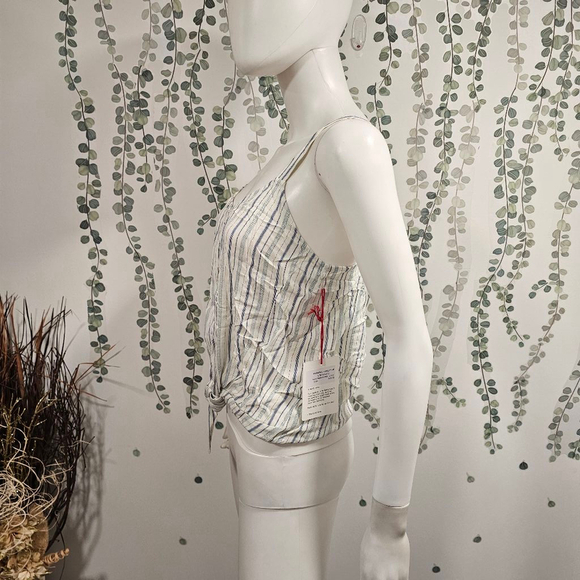 Anthropologie The Good Jane Striped Tank Top, Size S Blue/Cream - Picture 5 of 10